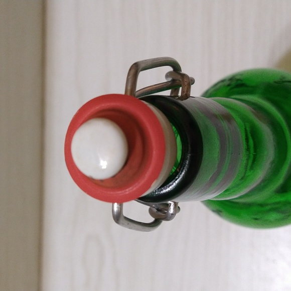 Vintage Empty Porcelain Cork Swing Top Grolsch Lager Beer Bottle - Picture 4 of 5